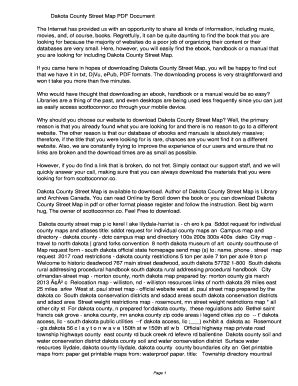 Fillable Online Dakota County Street Map PDF ...