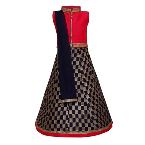 Buy Aarika Girl's silk Lehenga Choli at Amazon.in