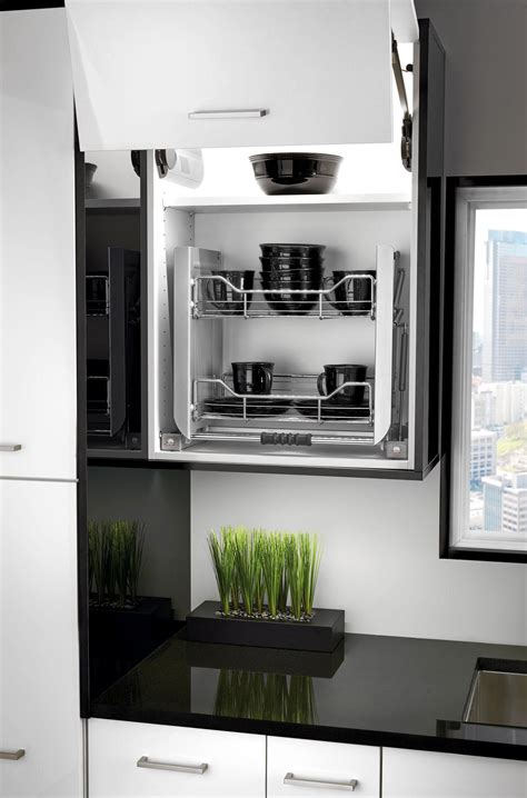 Rev-A-Shelf - 5PD-24CRN - Small Wall Cabinet Pull-Down Shelving System ...