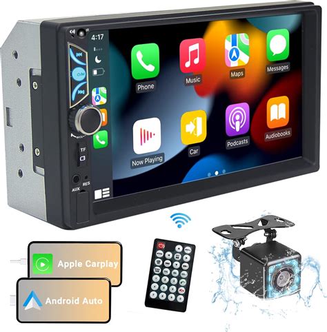 Buy Double Din Car Stereo: 7 Inch Touchscreen Car Radio with Apple ...