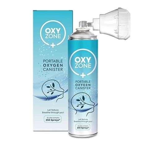 Buy OXYZONE Natural OXYGEN in Portable Can (12 Litre) 250 Sprays Online ...
