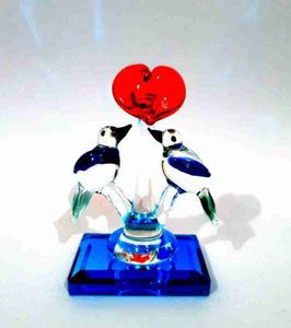 Glassify LOVE BIRDS SHOWPIECE Decorative Showpiece - 6 cm Price in ...