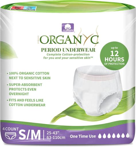 Amazon.com: Organyc - Certified Organic Cotton Disposable Period ...
