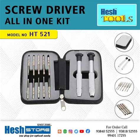 Screw Driver All in One Kit - HT 521 – Heshstore.in