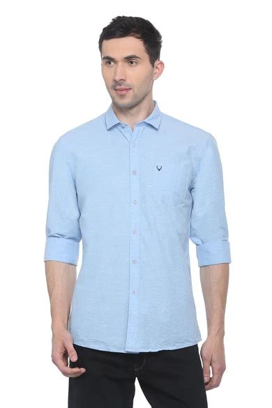 Buy Men Blue Regular Fit Textured Full Sleeves Casual Shirt Online ...