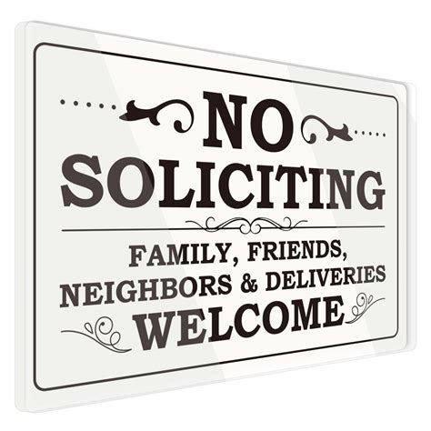 Amazon.com: No Soliciting Sign for House, No Soliciting Signs for ...