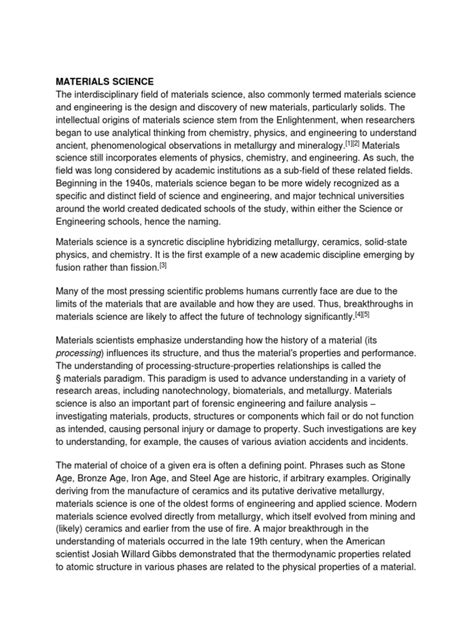 Image result for Material Science Introduction