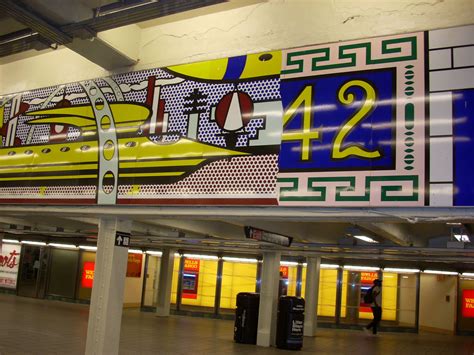 Lichenstein in the 42nd Street subway station on my trip to NYC in 2013 ...
