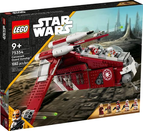 LEGO Star Wars: The Clone Wars Coruscant Guard Gunship 75354 Buildable ...