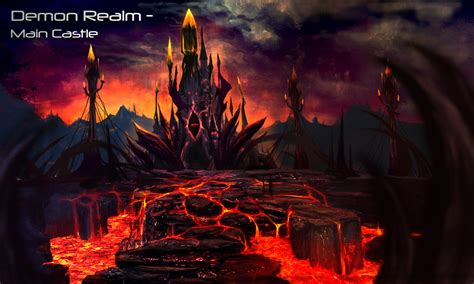 ArtStation - Fantasy Realm Project - Demon Realm Main Castle