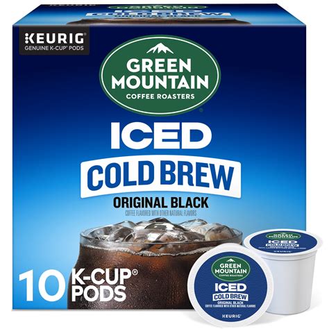Green Mountain Coffee Roasters Original Black Iced Cold Brew K-Cup ...