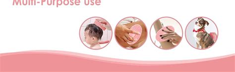 Getmecraft Exfoliating Silicone Body Scrubber Shower Bath Body Brush ...