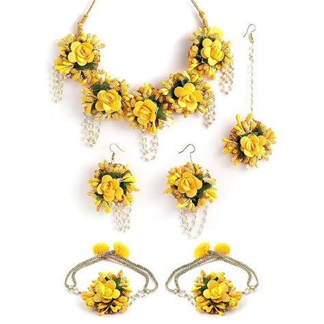 Amazon Deals: Grab Flower Jewellery Sets For Haldi at Unbeatable 81% ...
