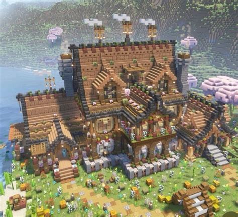 Minecraft Big House Tutorial 的图像结果