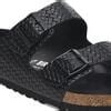 Arizona Rivet Logo Naturleder Woven Embossed Black | BIRKENSTOCK