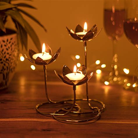 Buy Premium Lotus Tea Light Candle Holder Online | Arcedior