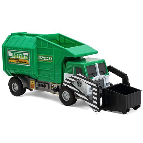 Buy Mighty Motorised Rubbish Truck Lights and sound Effects Movable ...