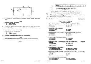 EC1104 4 SEM4 - Electronic Measurements and Instrumentations. - Studocu