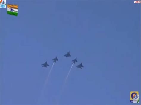 R-Day Parade: IAF performs fly-past with 9 formations and a Rafale ...