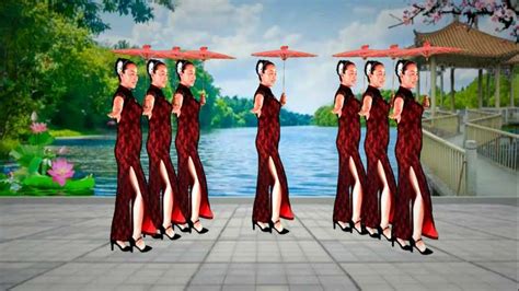 超好看的旗袍古典伞舞《江南雨》迷人优雅，看一遍就想看第二遍,舞蹈,广场舞,好看视频