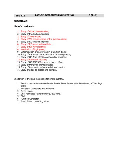 Image result for Electronics 1 Lab Experiments