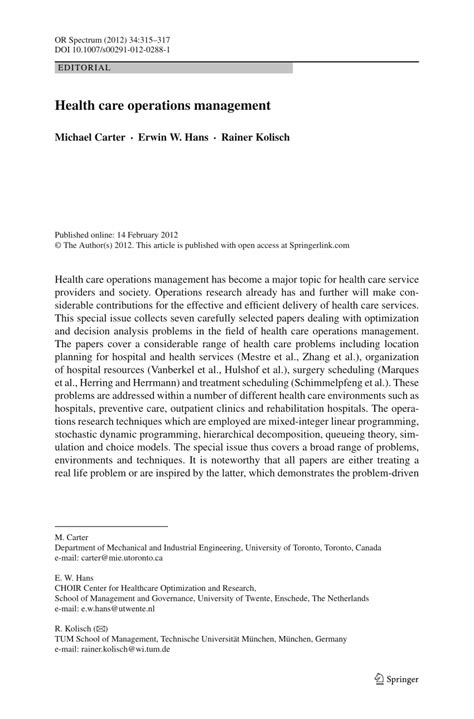 Management in Health Care 的图像结果