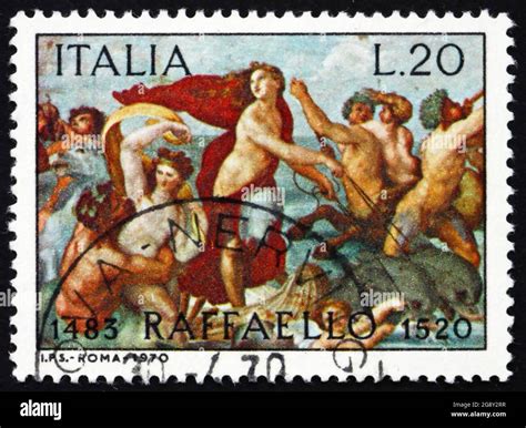 ITALY - CIRCA 1970: a stamp printed in the Italy shows The Triumph of ...