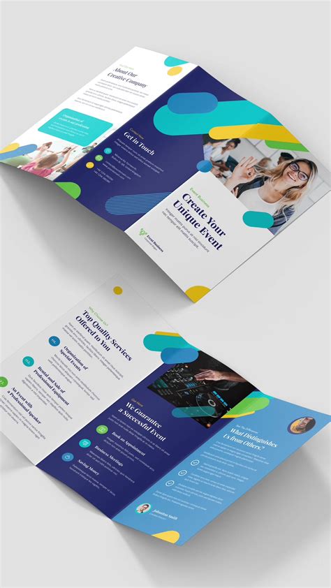 Event Business Brochure Tri-Fold Template Design | TikTok