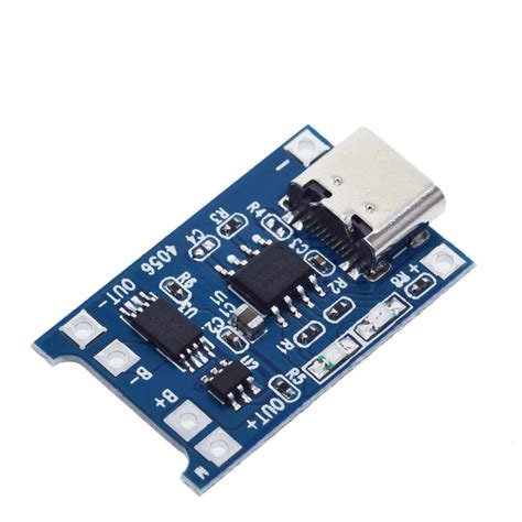 TP4056 1A Li-Ion Battery Charging Board C type with Current Protection ...