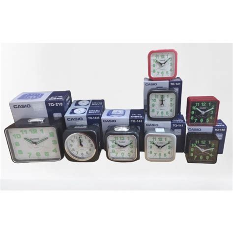 นาฬิกาปลุก Casio รุ่น TQ-140, TQ-141, TQ-142, TQ-143S, TQ-218 | Shopee Thailand