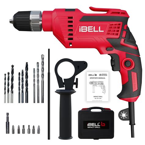 IBELL Impact Drill ID13-80, 650W, Copper Armature, Chuck 13mm Keyless ...