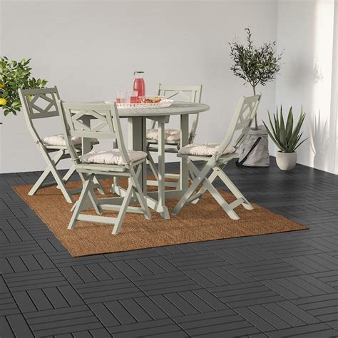 LYDERSHOLM rug flatwoven, in/outdoor, medium brown, 160x230 cm (5'3"x7 ...