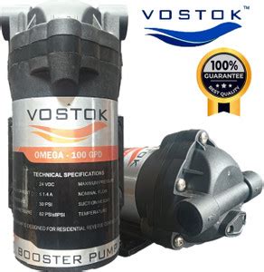 Vostok RO Pump 100 GPD Resistant RO Motor Pump Compatible with All ...