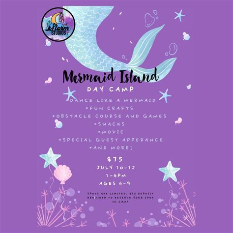 Mermaid Island Day Camp, Storm Studios, Ozark, 10 July to 12 July ...