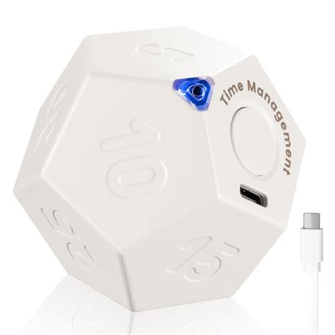 KADAMS Pomodoro Timer Desk Productivity Timer Cube - Rotating 11 Pre ...