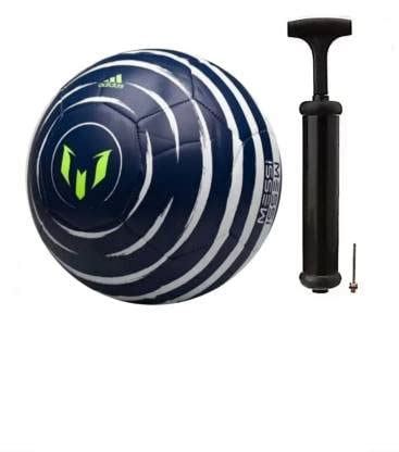 Buy WIKIGO New Messi Football Size 5 with air Pump Football - Size: 5 ...