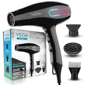 VEGA Blow Pro 2200-2400 Watts Hair Dryer With Comb,Concentrator ...