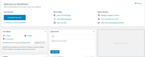 Setting Dashboard di WordPress dengan Mudah – SintangWeb.com