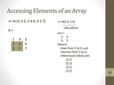 Image result for Array Output in Matrix Form
