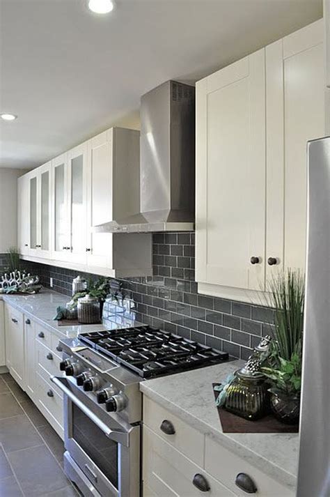 Gray Tile Backsplash Ideas
