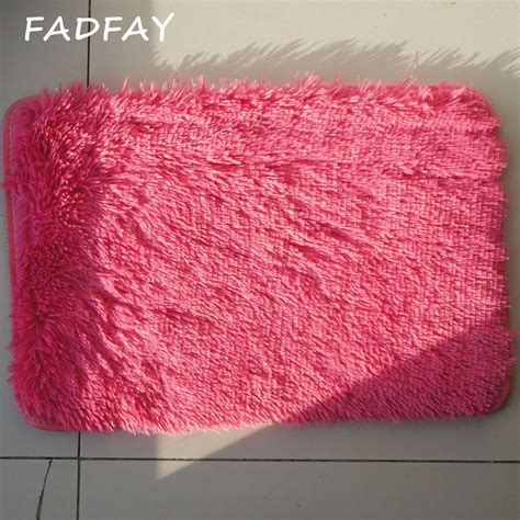 FADFAY Super Soft Modern Shaggy Area Rugs,Hot Pink Rug,Girls Room Rug ...