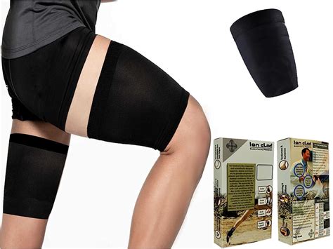 Ion Clad Copper Compression Adjustable Thigh Sleeve - Hamstring Quad W ...