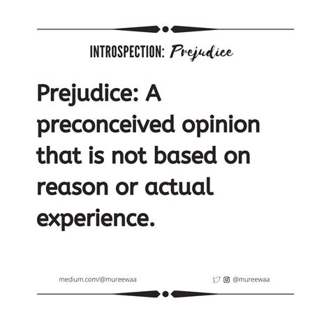 Prejudice Definition Quotes