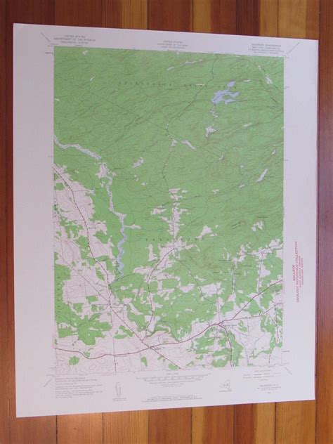 Salisbury New York 1960 Original Vintage USGS Topo Map: (1960) Mapa ...