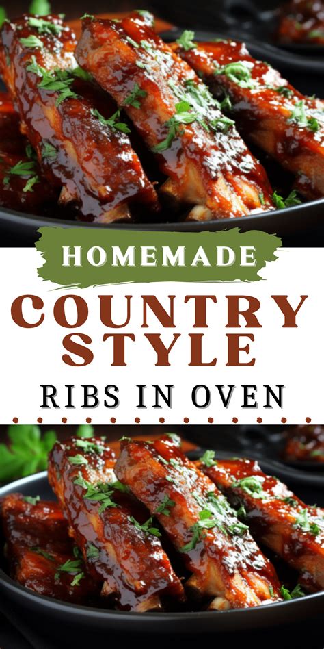 Country Style Ribs in Oven | Recipe in 2025 | Ribs in oven, Pork rib ...
