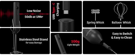 Cüraa by YFL Home Milk Frother for Coffee | 3 Speed Electric Milk ...