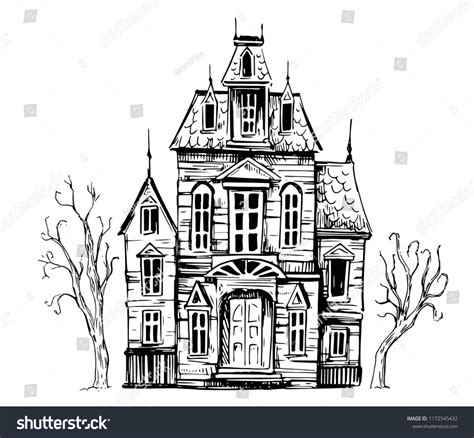 Haunted House Drawings