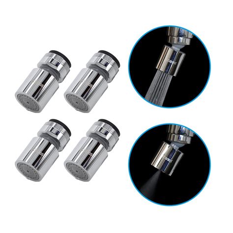 ECO365 Rotatable(360°) Swivel Dual Flow X22 Chrome Finish Aerator (Pack ...
