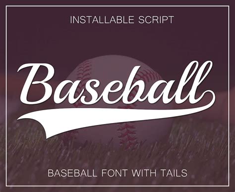 Image result for Baseball Script Font