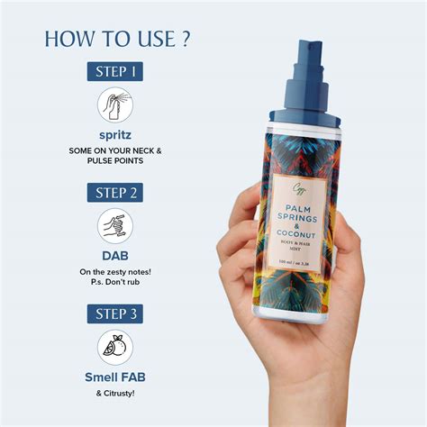 Buy CGG COSMETICS PALM SPRINGS & COCONUT BODY& HAIR MIST 100 ML Online ...